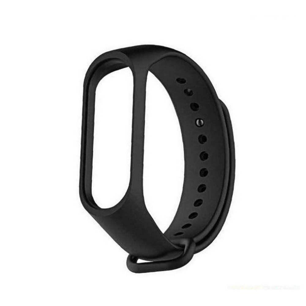 Xiaomi Mi Band 5 Silicone Strap - Premium Quality - Black. 