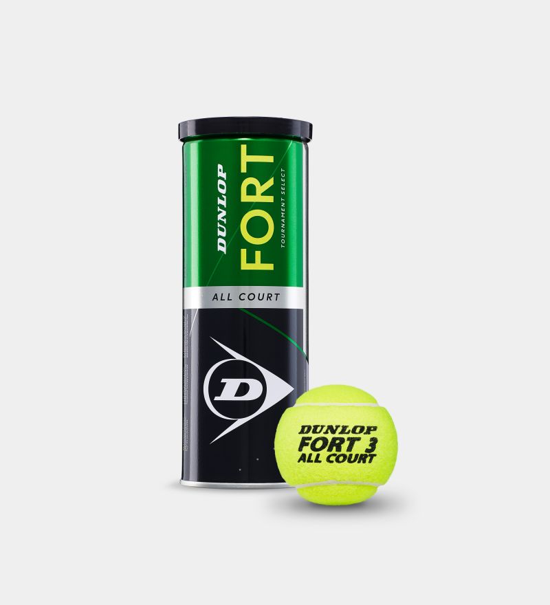 High Quality DUNLOP FORT ALL COURT TS 3 Balls Can / Set Tournament Select. 