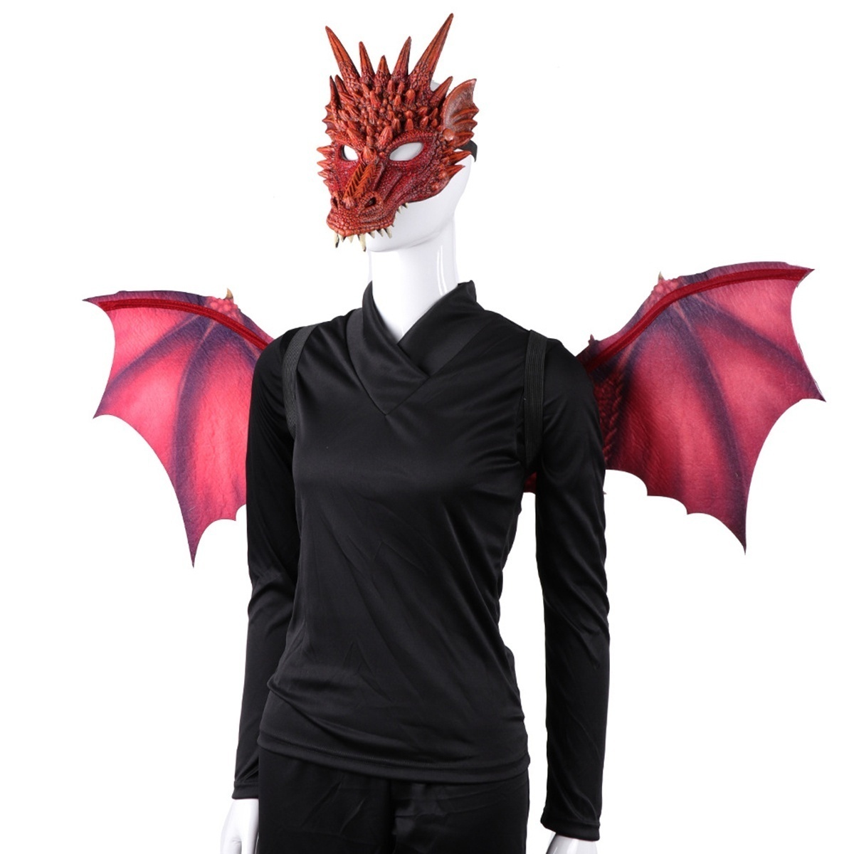 Halloween Dragon Cosplay Mask Carnival Party Animal Costume Dragon ...