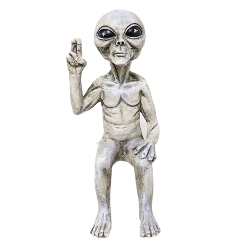 Alien Garden Statue | Alien Statue Martians Garden Figurine Set For ...