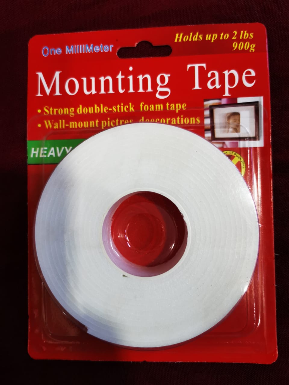 2 Pcs X Double Sided Mounting Tape 1 Inch Heavy Duty Sticky Mounting Double Side Stick Tape 160mm Holds Up To 900g Buy Online At Best Prices In Srilanka Daraz Lk