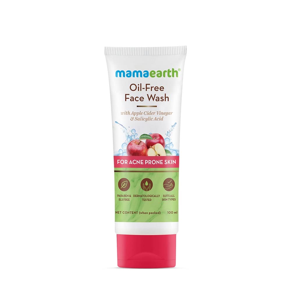 Mamaearth OilFree Face Wash for Acne Prone Skin 100 ml Daraz.lk