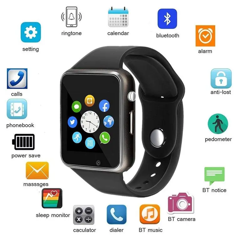 Sleek a1 2025 bluetooth smart watch