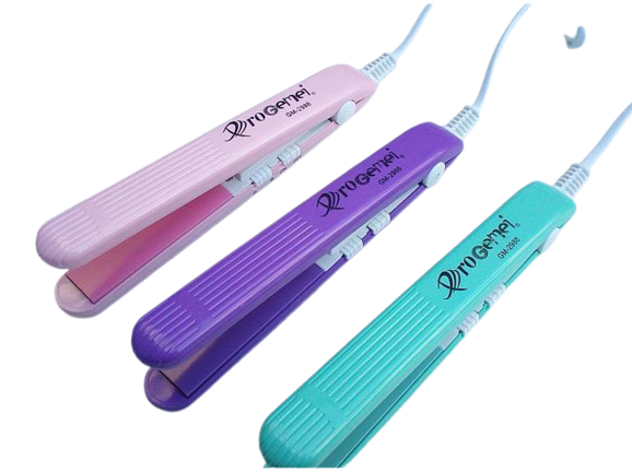 Gemei mini hair outlet straightener