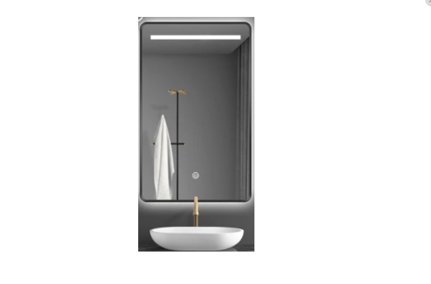 Frameless Rectangular LED Light Bathroom Touch Smart Mirror | Daraz.lk