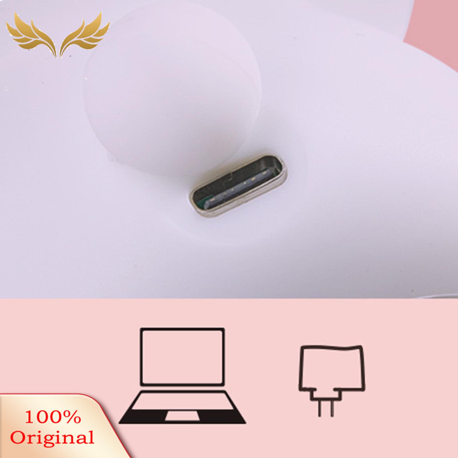 SuperRide Rabbit Desk Lamp Soft Lighting USB Charging Bunny LED Night Light Decor. 