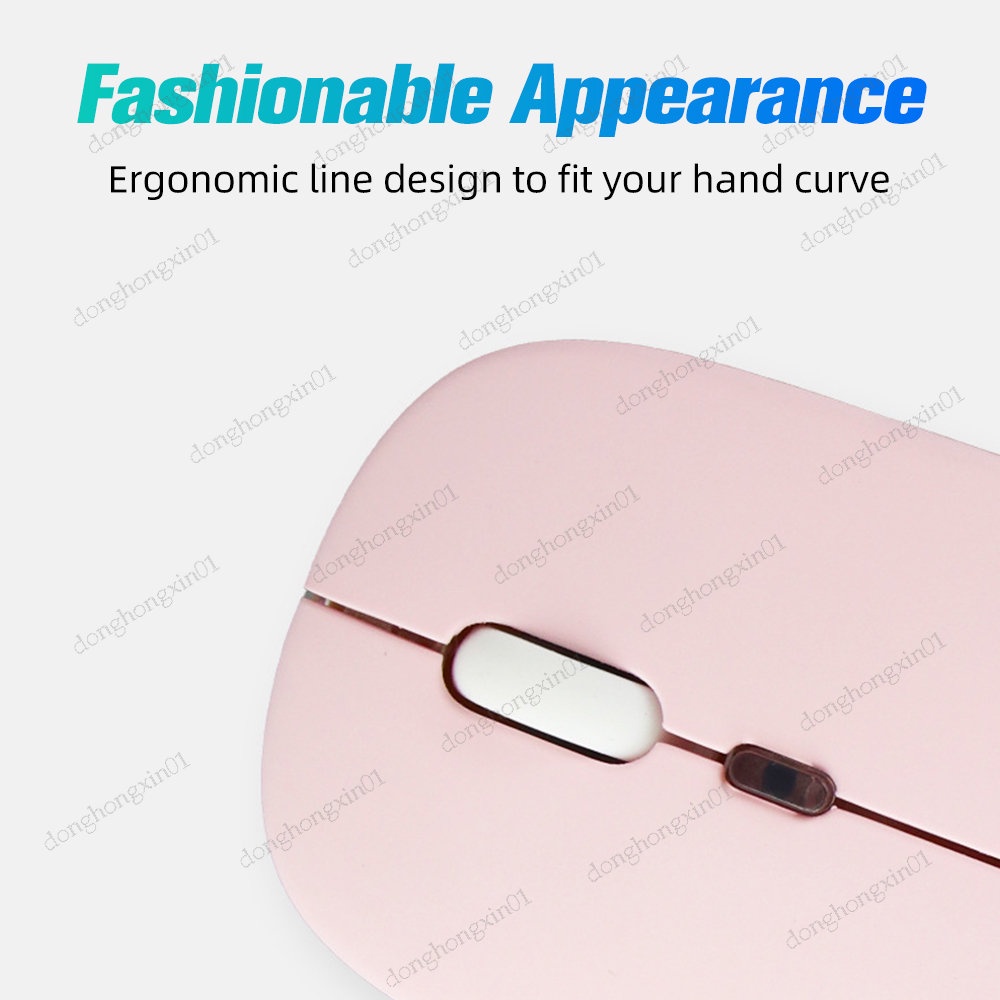 【ThinkWay】Rechargeable Wireless Mouse For Microsoft Surface Pro 9 5G 2022 8 X 13 inch 7 Plus 6 5 4 12.3" Portable Magic Silent Mice Mobile Phone Office Gaming Mouse for Surface Go 3 2 2020. 