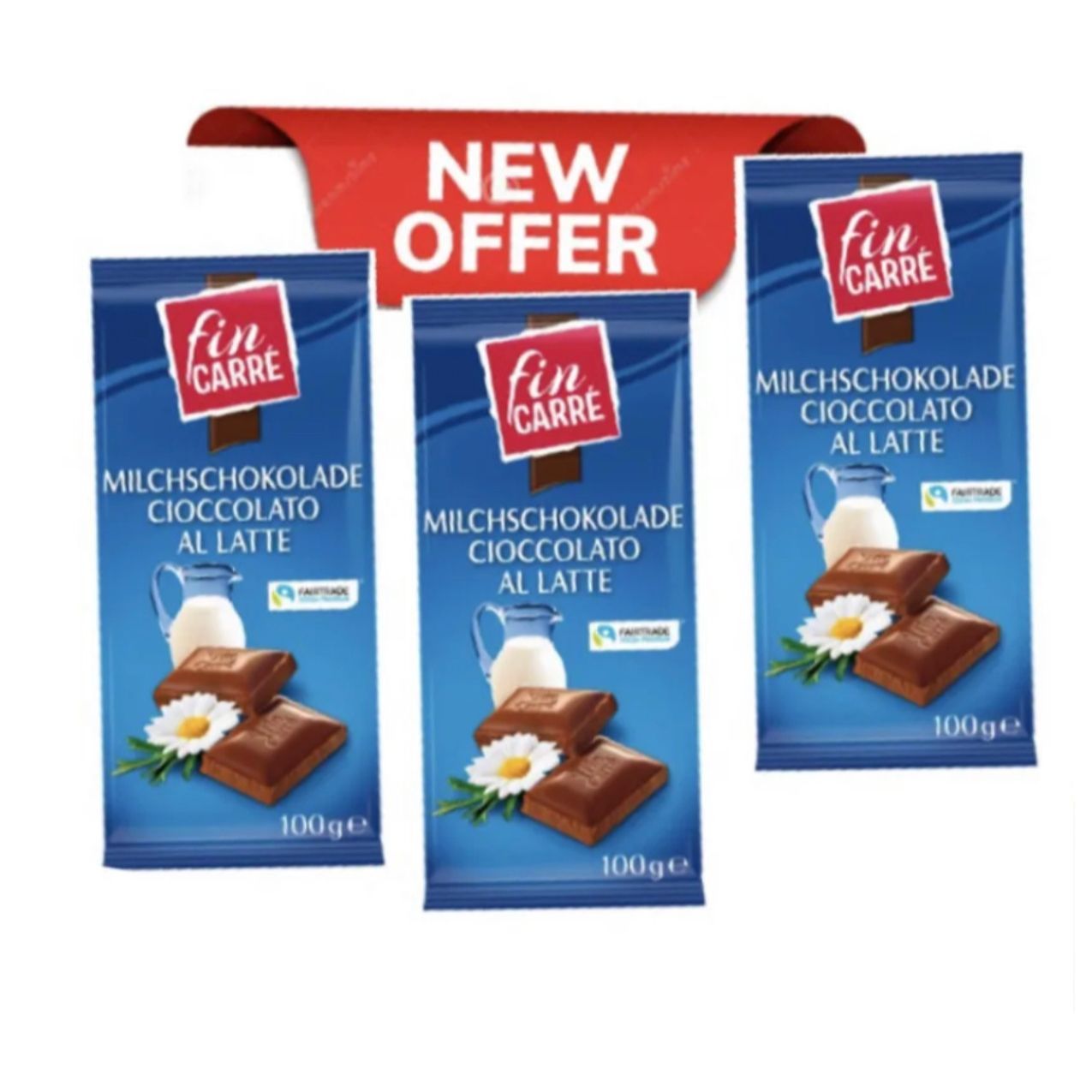 Fin Carre Milk Chocolate 100g x3 Made in UK by Italian Mart | Daraz.lk