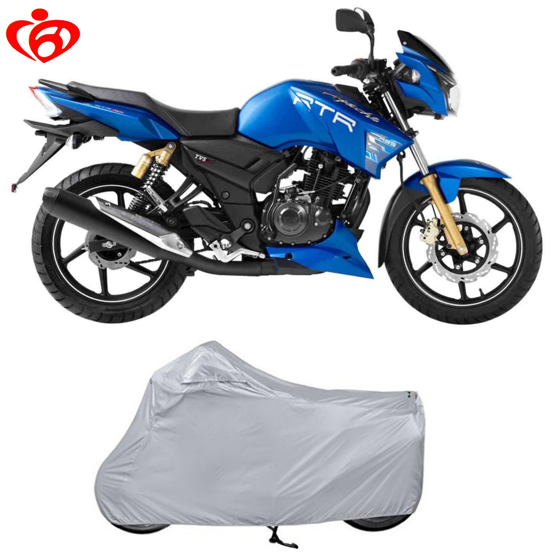 Tvs Apache Heat Proof Bike Cover: Buy 