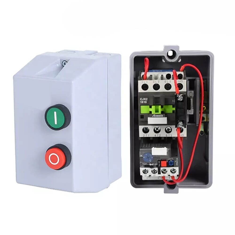 DOL Magnetic Motor Contactor Starter 3HP