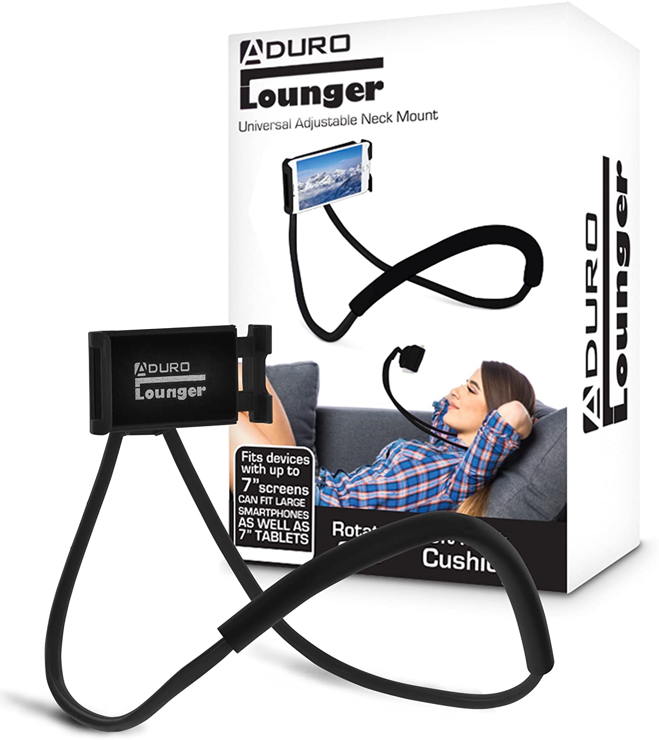 Neck Phone Holder. 