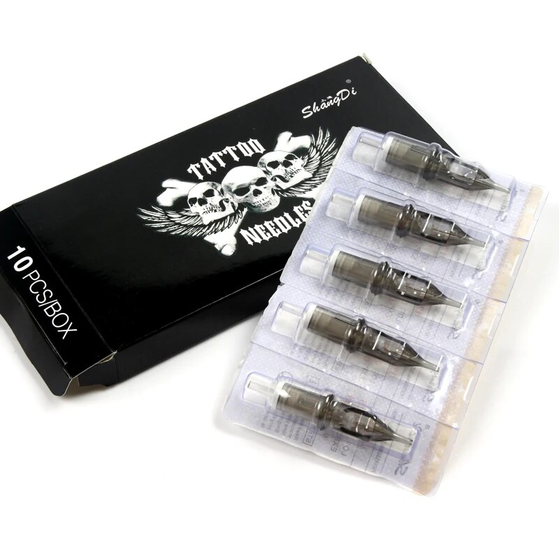 10pcs Disposable Tattoo Cartridge Needles 1RL 3RL 5RL 7RL 9RL 11RL 5RM