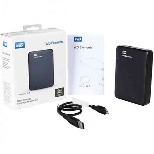 WD Western Digital Elements External Hard Disk Enclosure Usb3.0