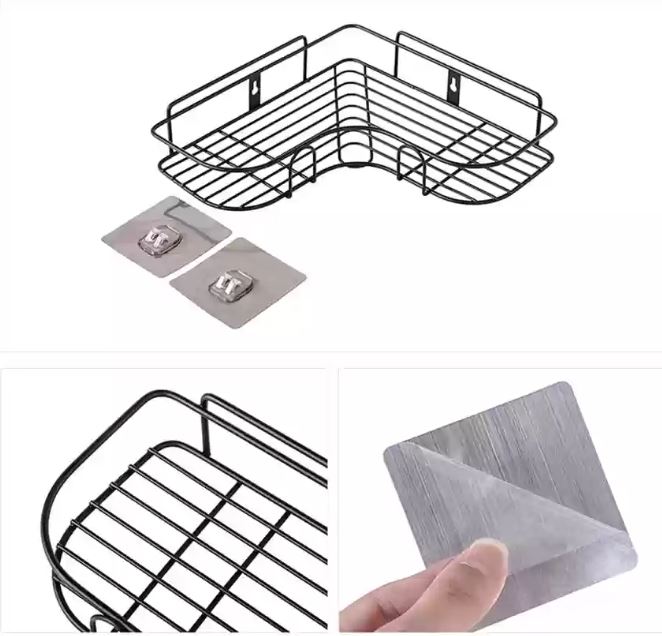 Stainless Steel Bathroom Corner Shelf | Daraz.lk