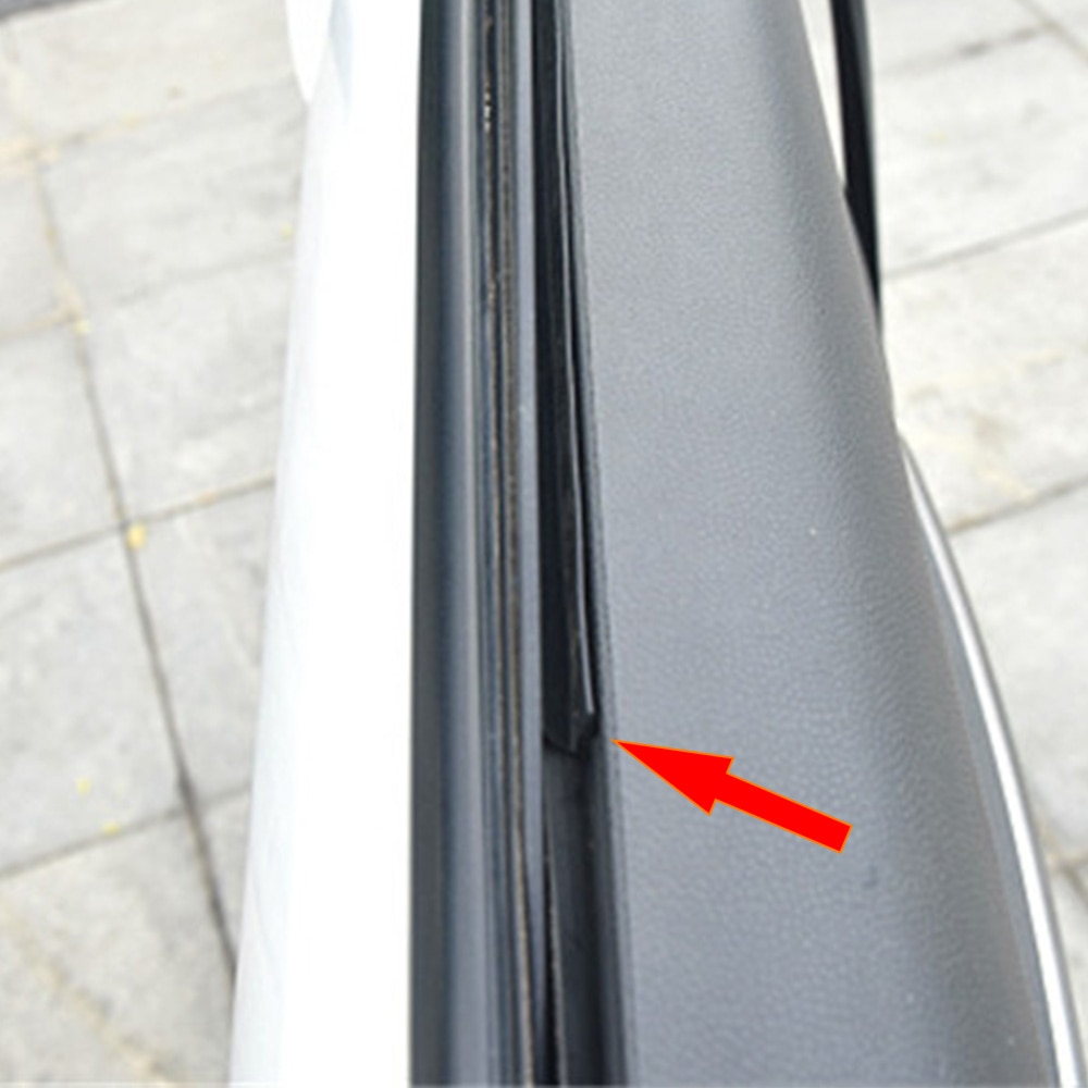 Car Side Window Seal Strip Trim Tool Noise Insulation Auto Door Glass Lift Sealing Strips Edge Rubber Filler V Type Weatherstrip. 