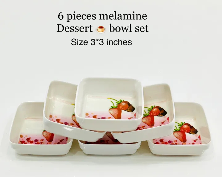 Dessert Cup / Soup Bowl 6 Pcs Set Multipurpose Serveware For Home & Office. 