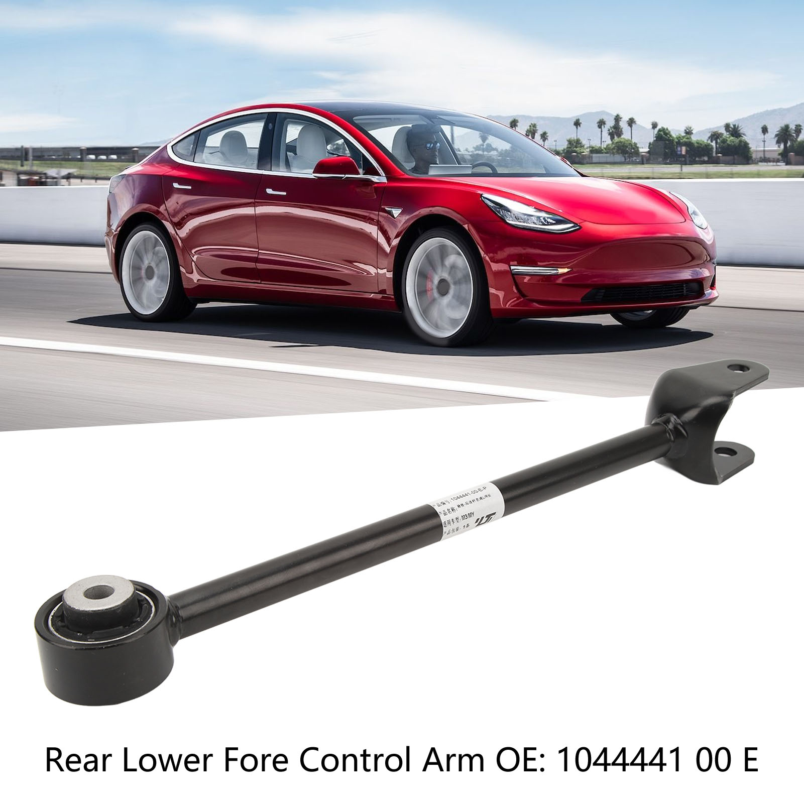 Rear Lower Fore Control Arm Stable Performance 1044441 00 E Car Fore Link Arm Accurate Fit High Strength for MODEL 3 2017-2023. 