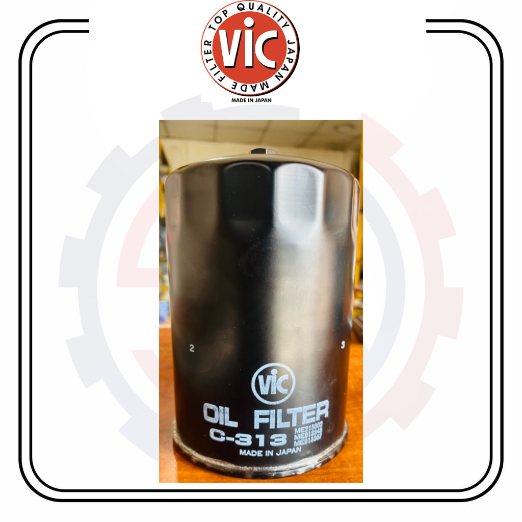 C-313 VIC japan oil filter pajero intercooler turbo 4M40/Montero sport ME215002 Oil filter. 