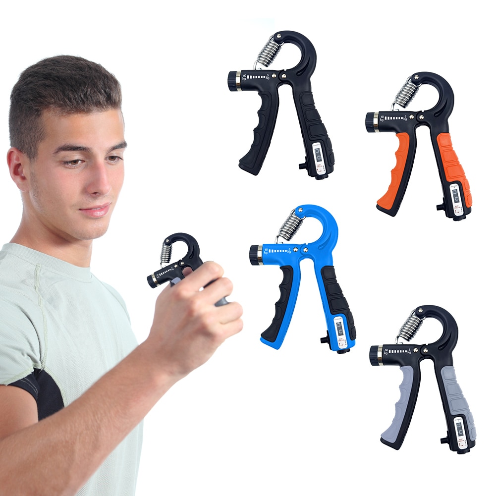 Grip Strengthener Adjustable Resistant Level Finger Exerciser Lightweight Vein Grip Training Fitness Dynamometer Hand Grips. 