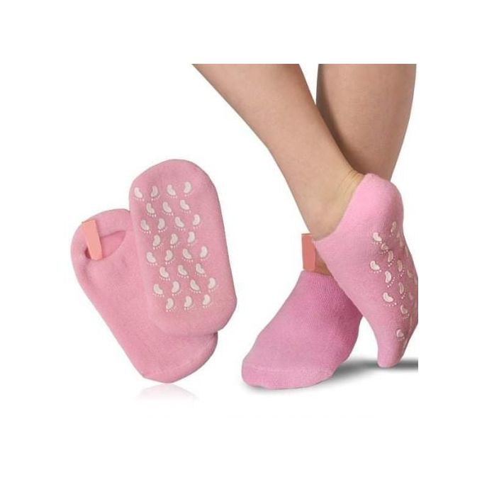 Ultra-Soft Moisturizing Spa Gel Heel Sock Exfoliating And Preventing Dryness Foot Skin Rejuvenation Foot Care Elastic Sock Jessica Diabetic Control Socks. 