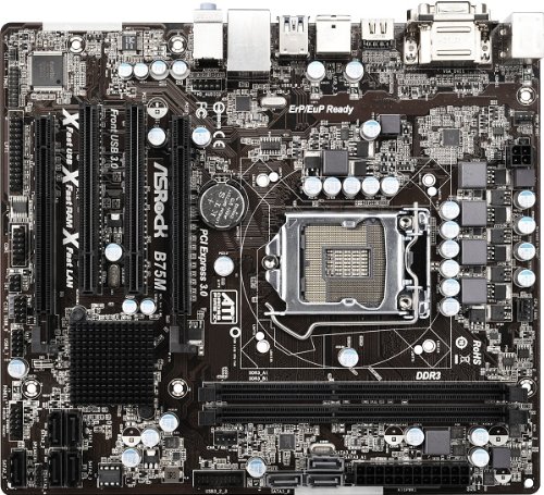 Asrock B75M Gaming Motherboard 2 Ram Slots