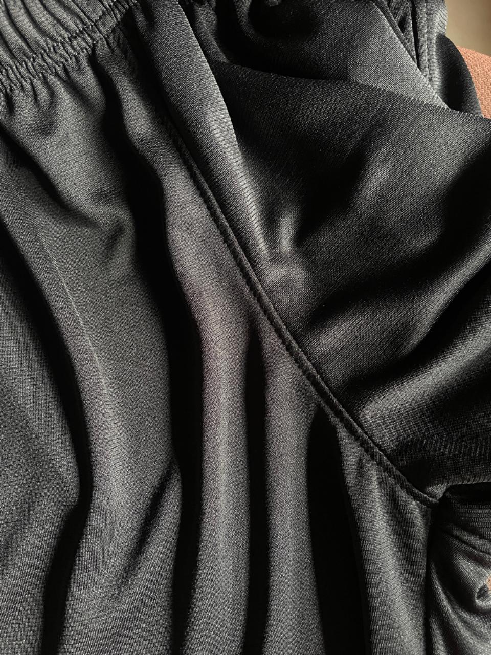 Nike Short DriFit Short Academic Jet Black Short with white Nike swoosh Big Nike Dri-FIT Men's Woven Football Shorts. 