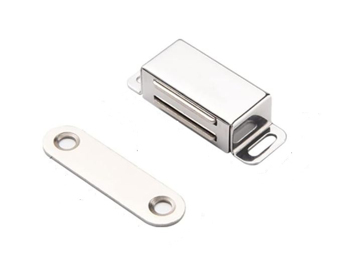 6 Pack Magnetic Door Catch Ultra Thin Cabinet Magnetic Catch Adhesive Black Cabinet Door Magnets For Cupboard Wardrobe Closet Magnetic Cabinet Latch - View #2