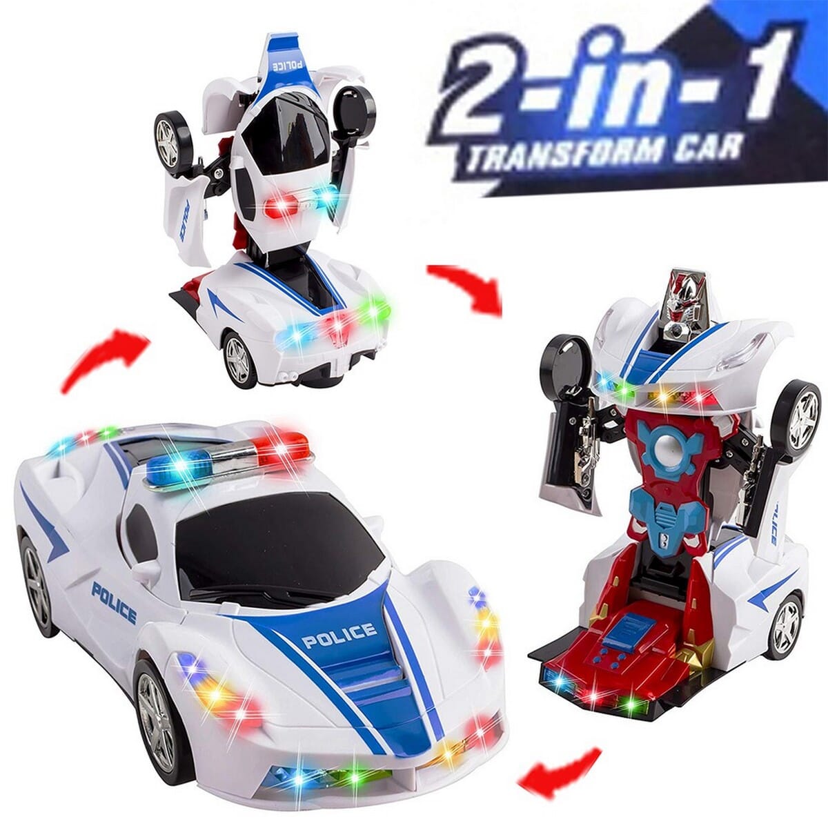 toy robot police car