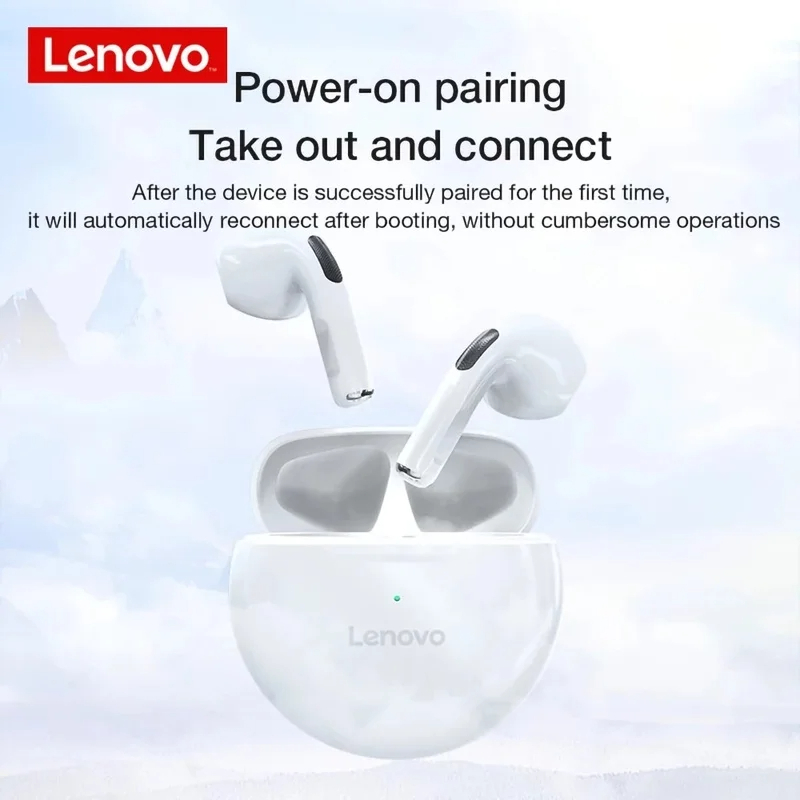 Lenovo ThnikPlus TWS HT38 Wireless Earbuds Bluetooth 5.0 Stereo Earphone Touch Control Headset with Mic. 