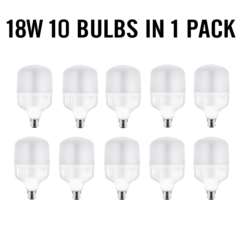 18w Orin Led Bulbs 10 In 1 Pack. 