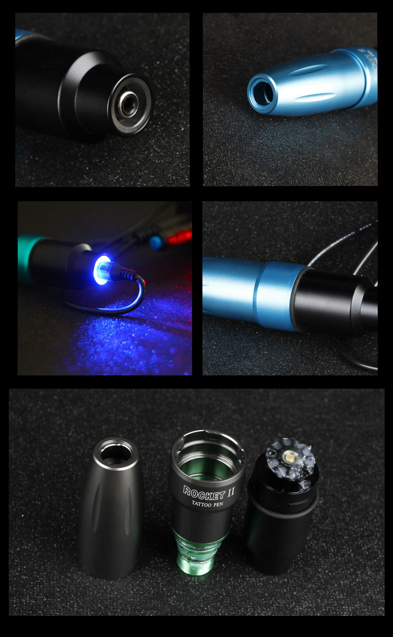 Rocket II Tattoo Pen Machine LED Light RCA Japan Motor Rotary Machine 3.5mm Stroke Tattoo Permanent Makeup Eyebrow Equipment. 