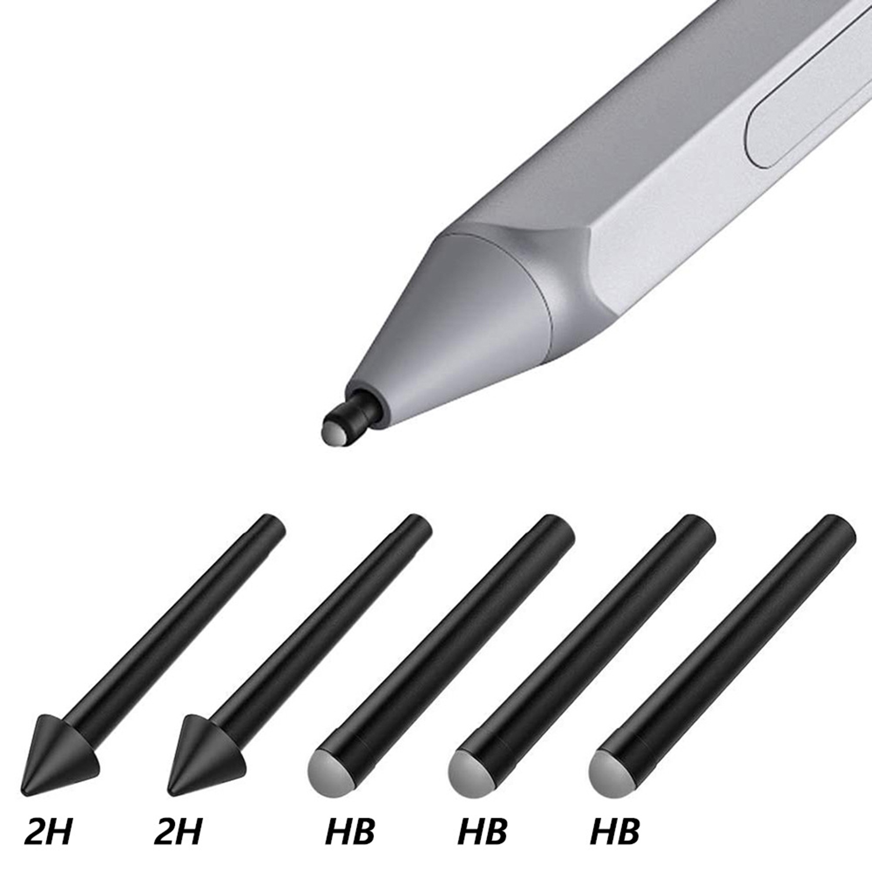 surface pen nibs-3 * HB Pen tip
2 * 2H Pen tip-black. 