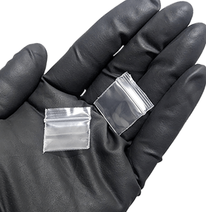 Ziploc Bags | 1" x 1" Inches | 100 Pc's