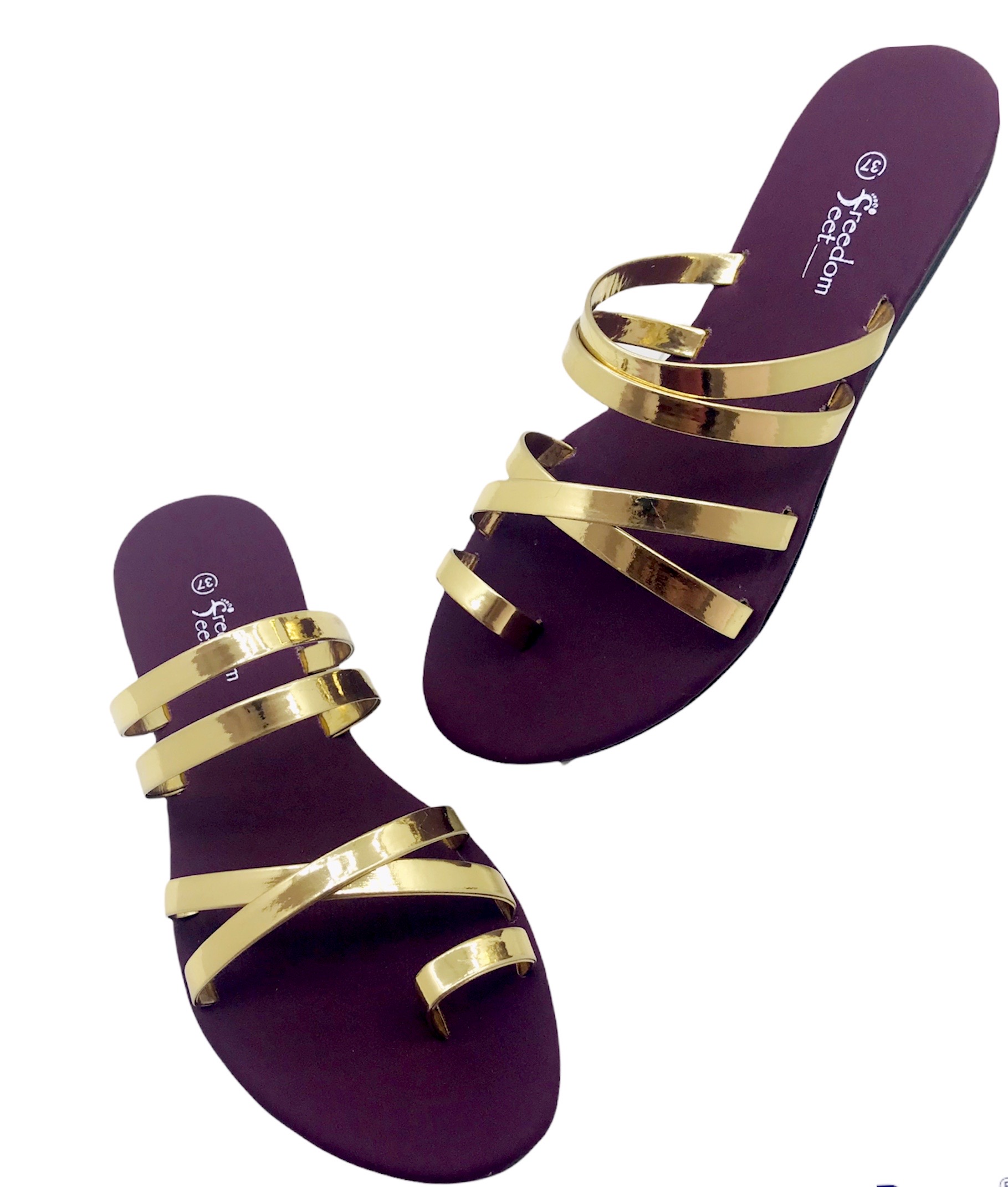 Flat Shoes Freedom Feet high-quality Ladies flat Sandals Gladiator