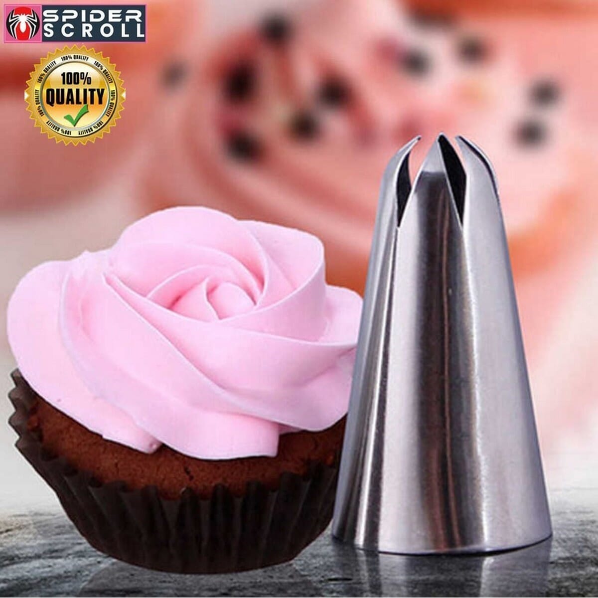 Rose flower outlet nozzle