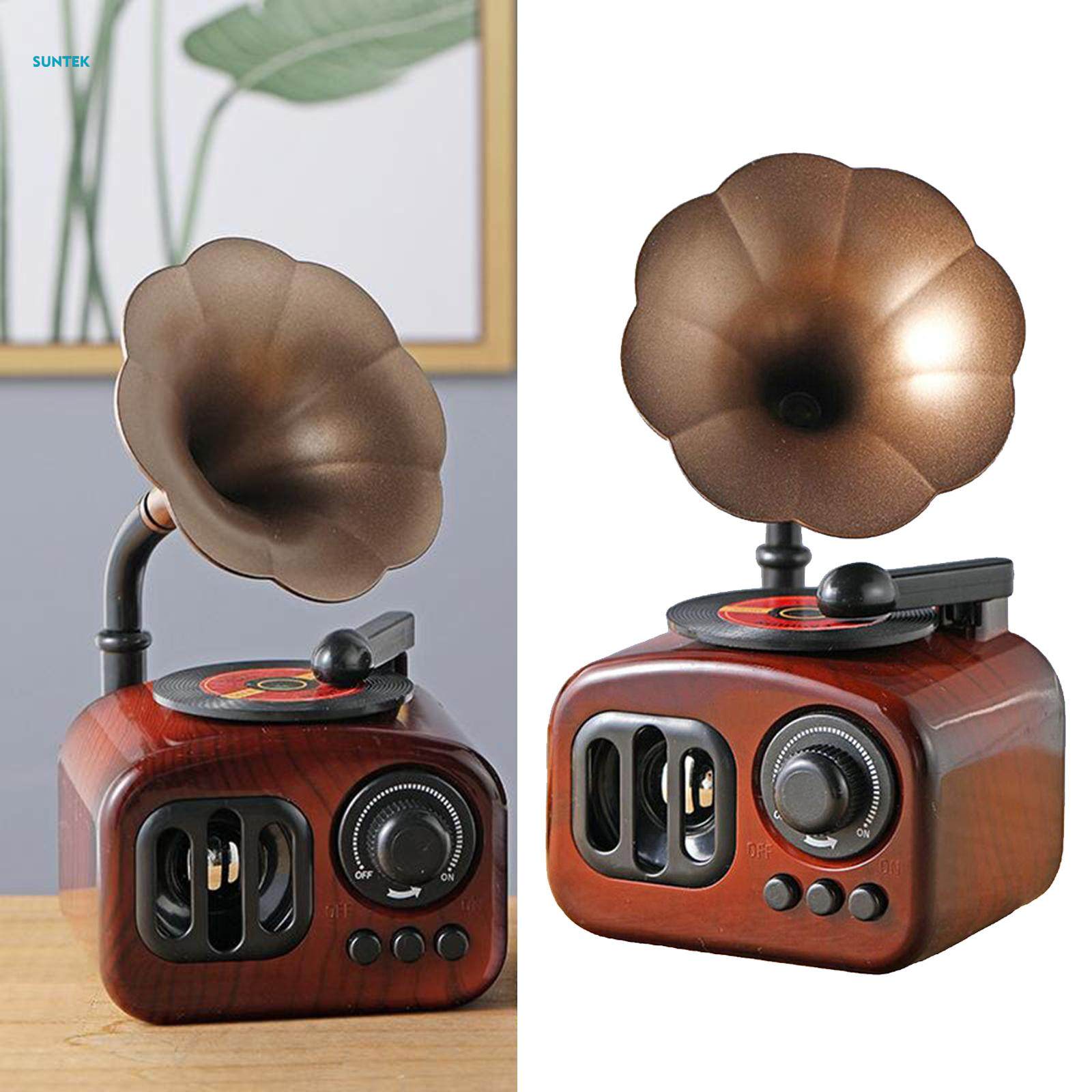 Classical Retro Gramophone Art Music Box Home Desktop Decoration Crafts. 