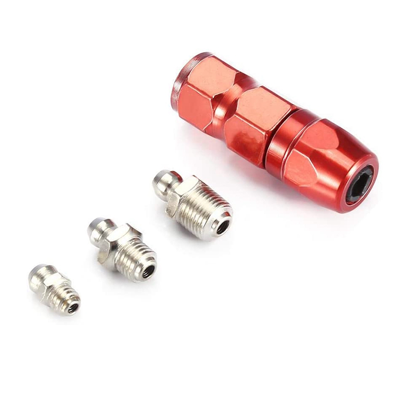 61Pcs/Set Grease Fitting Pack M6/M8/M10 Metal Nipple Mechanical Lubrication Part Grease Nipple Fitting Assortment Kits. 