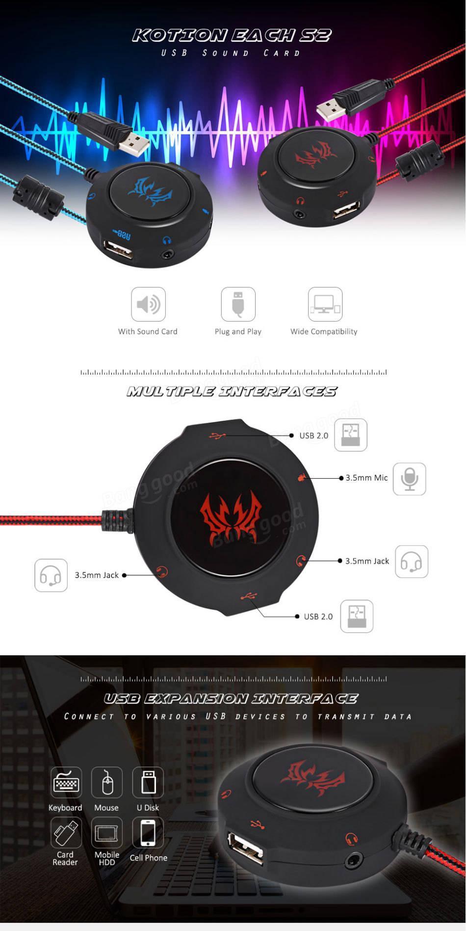 kotion usb sound card