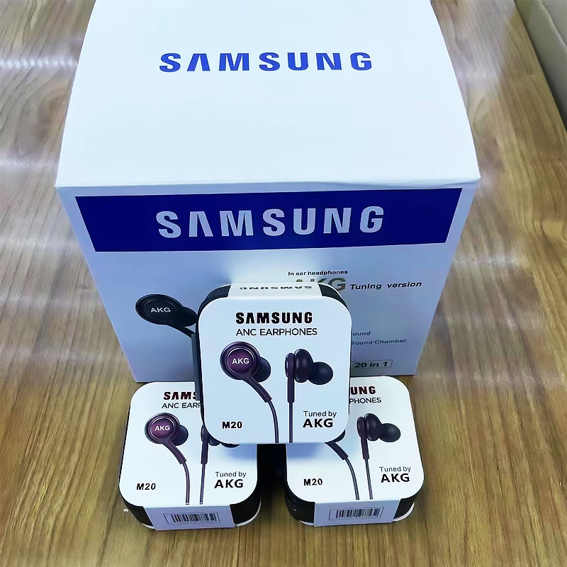 SAMSUNG M20 M21 Earphones ANC (SAE) Headset In-ear 3.5mm / Type C With Mic Wired For Galaxy S20 Note10 S10 S9 S8 S7. 