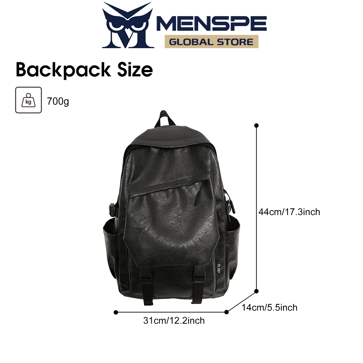 MENSPE Fashion Men’s Backpack Unisex Laptop Backpack Soft PU Backpack Business Travel Bag Waterproof Backpack Shoulder Bag College Commuting Backpack Leisure School Bag For Travel Study Business. 