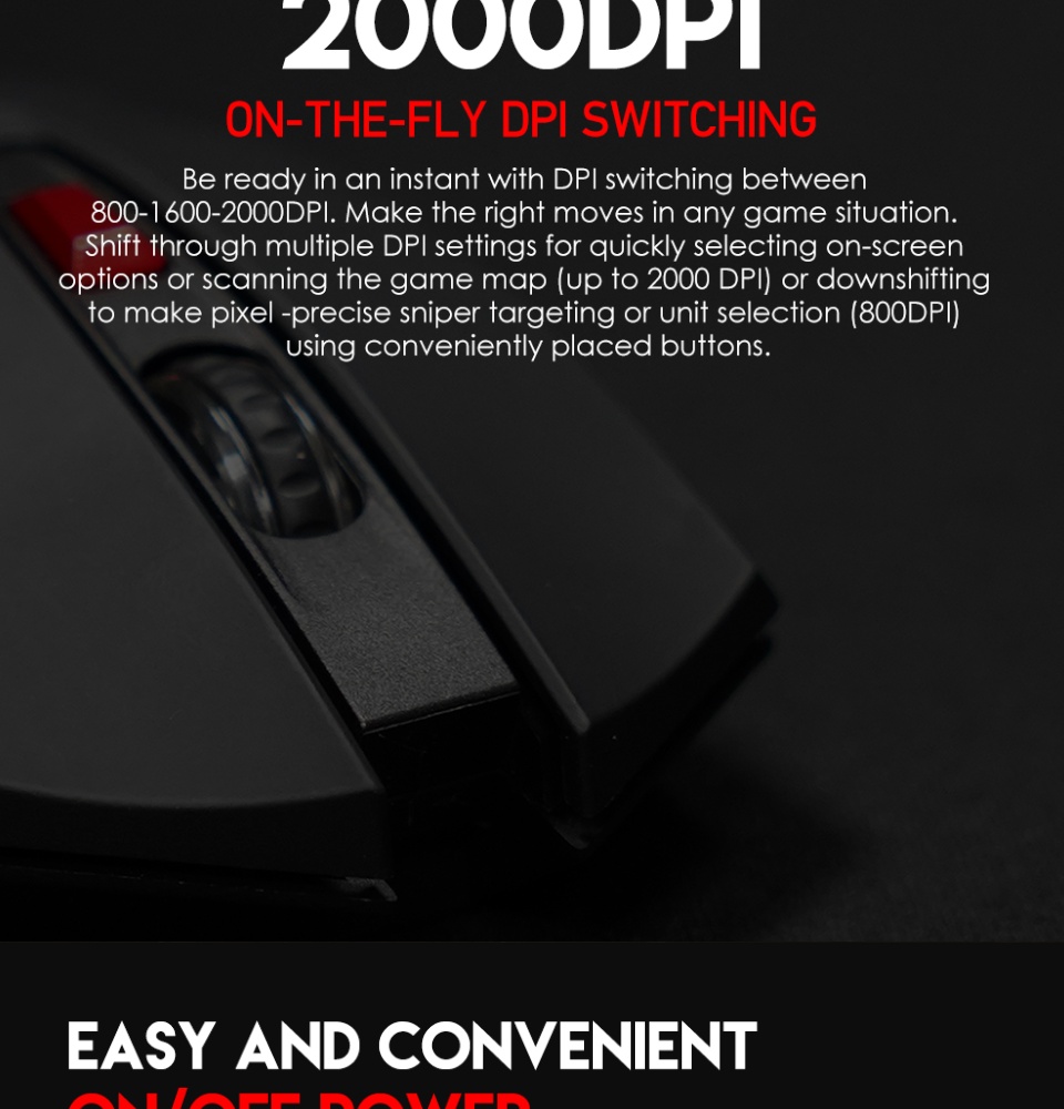 FANTECH WG10 RAIGOR ll Wireless Gaming Mouse. 