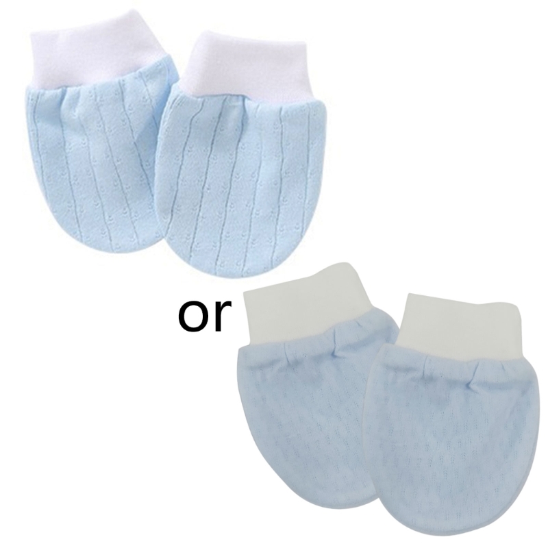 1 Pair Cotton Baby Infant Anti Scratching Gloves Anti-eat Hand Anti-Grab Face Protect Newborn for Protection Face Mitt. 
