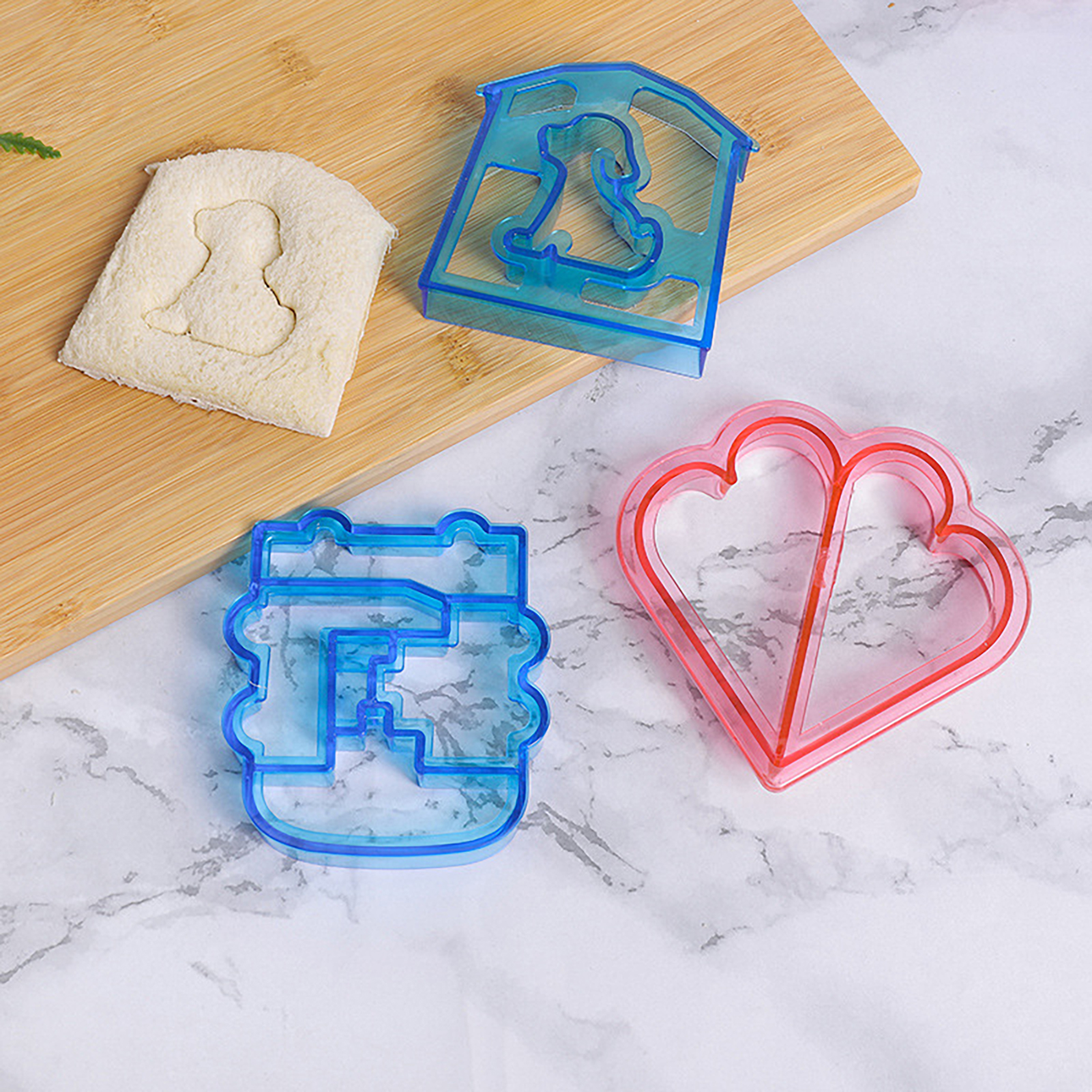 Sandwich Cutter Butterflies Dolphin Elephant Dinosaur Pancake Cutting Maker Mold Mould. 