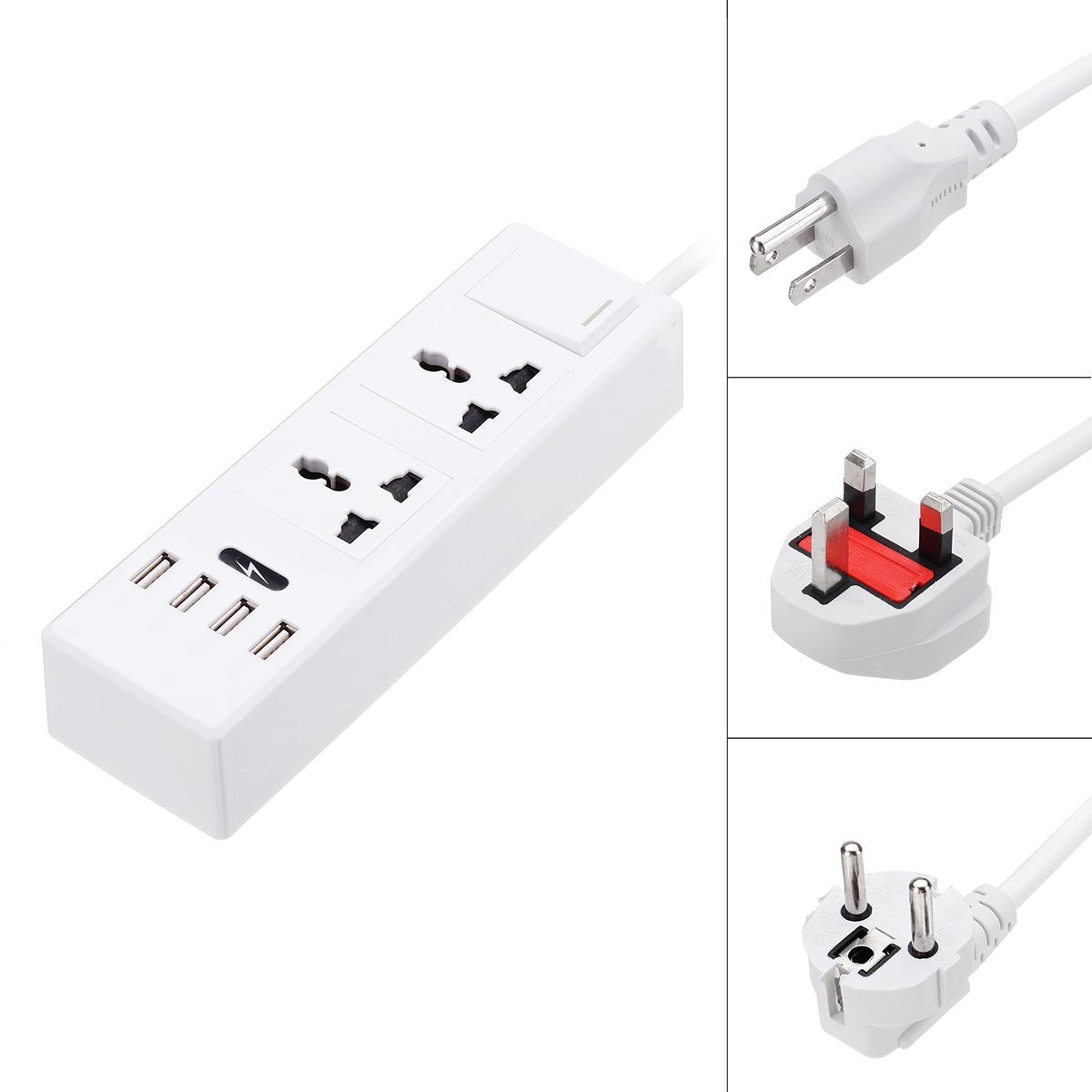 Multifunctional Tools Diy Power Strip Socket Plug Adapter With 4 Usb Ports Smart Home Electronics Us Eu Uk Online At Best S In Srilanka Daraz Lk