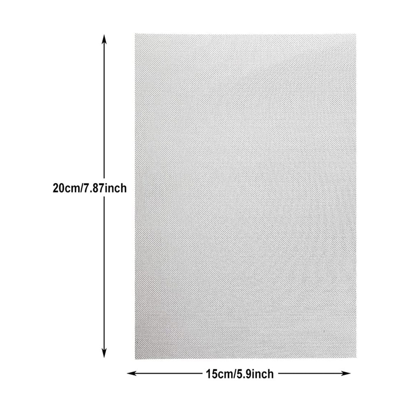 10Pieces Reinforcing Stainless Steel Wire Mesh Screen Plastic Welding Kit for Thermoplastic Repairs. 