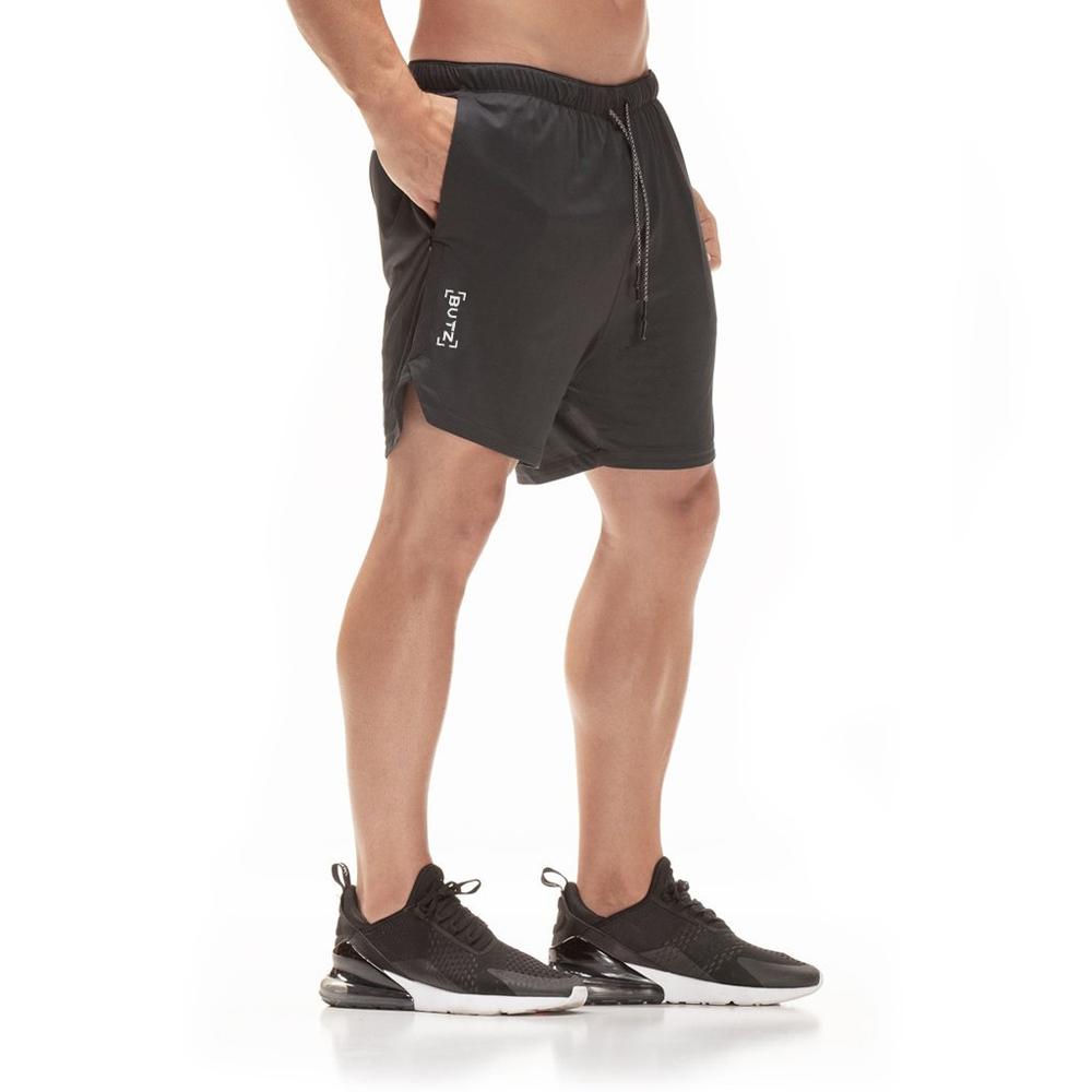 Men's Workout Running Gym Shorts 2 in 1 Athletic Shorts with Pockets and Zipper Pocket for Trainning. 