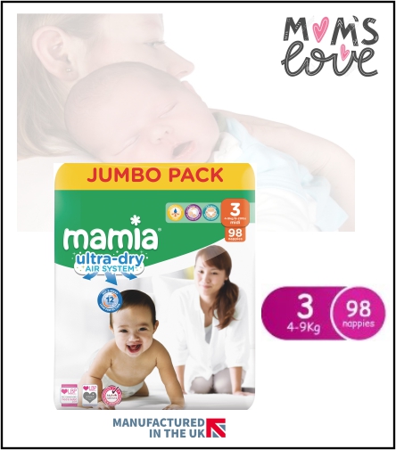 mamia ultra dry size 3