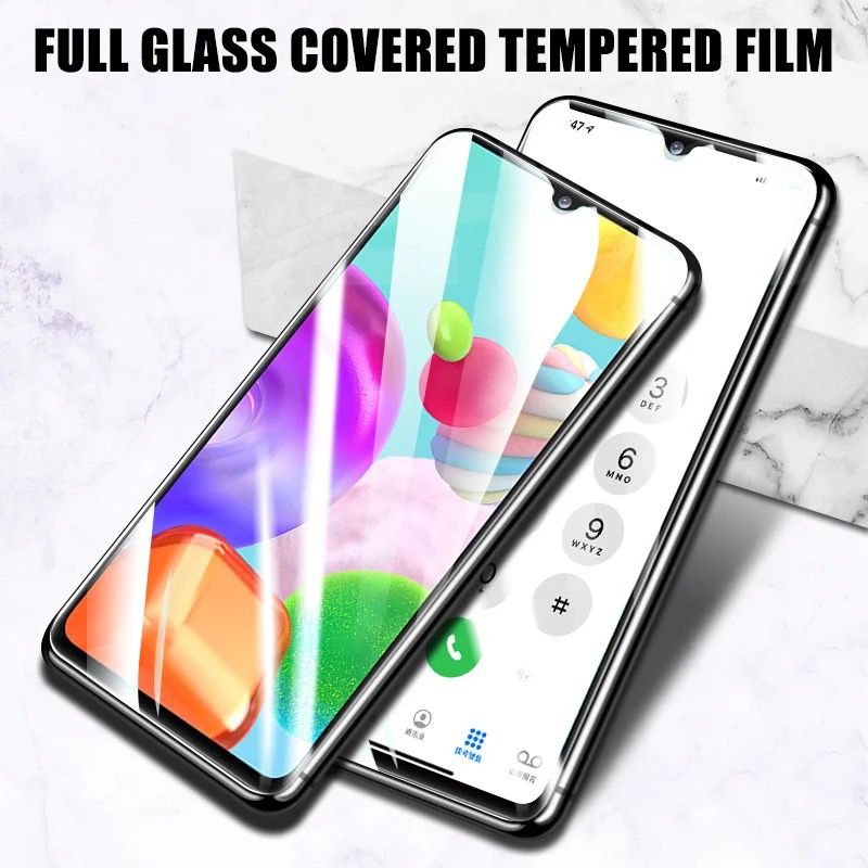 9D Protective Glass For Samsung Galaxy A10s A11 A20 A21s A30s A50s A51 A52 A71 A72 A80 A81 A90 A91 M01s M02s M03s M10s M20 M21s M30s M31s Prime M51 M52 M62 Tempered Glass Shining Edge Film Full Glue Samsung Screen Protector. 