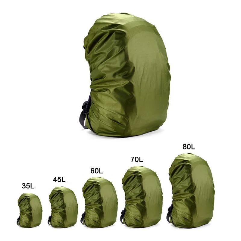LaoXzhongX 35L/45L/60L/70L/80L Outdoor Camping Hiking Mountaineering Backpack Bag Waterproof Rain Cap Cover