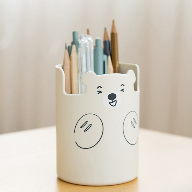 Cute Bear Pencil Pen Holder Stationery Organizer for Desktop School Office Home SEVICH. 